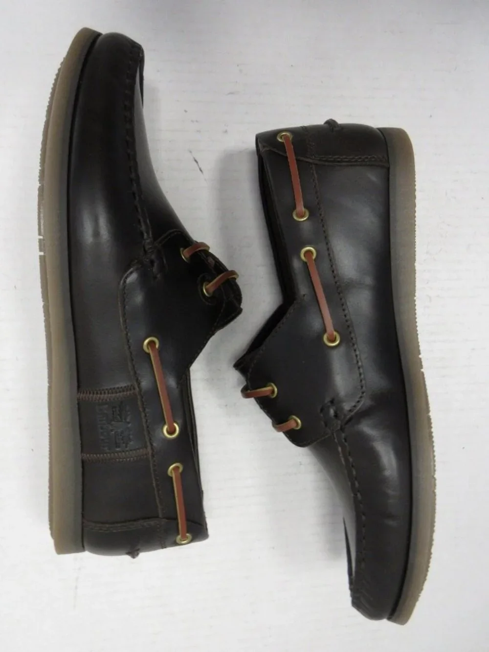 Barbour Boat Shoes 10 Capstan Leather Deck Moc Toe MFO0304BR78 NEW
